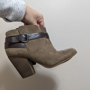 Gently used ankle booties
